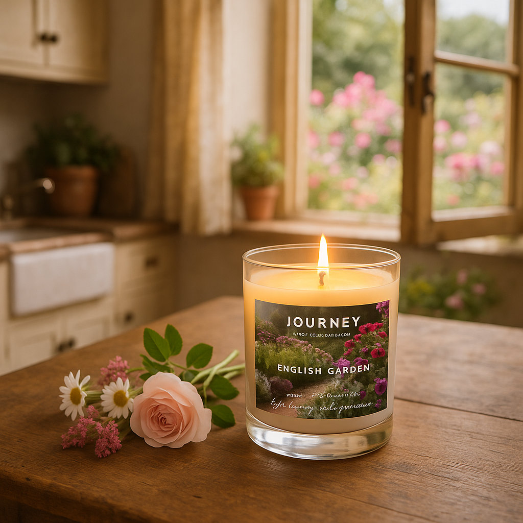 English Garden Journey Soy Wax Candle