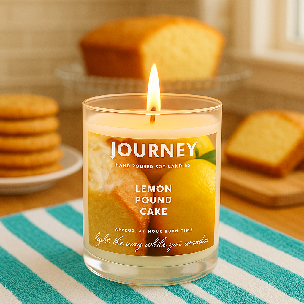 Lemon Pound Cake Journey Soy Wax Candle