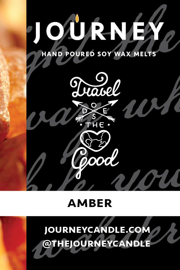 Amber Journey Soy Wax Candle