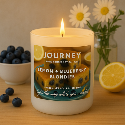 Lemon and Blueberry Blondies Soy Candle