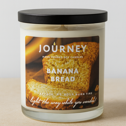 Banana Bread Journey Soy Candle