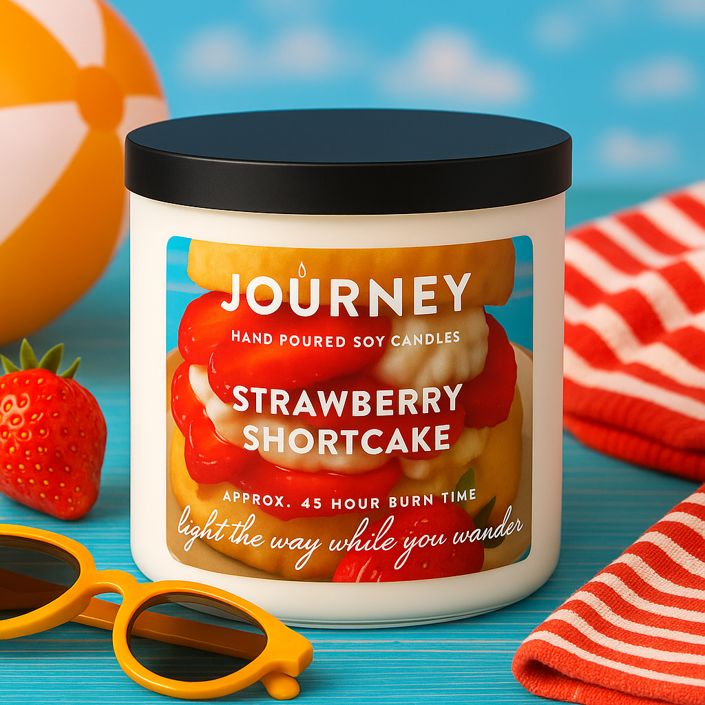 Strawberry Shortcake Journey Soy Wax Candle