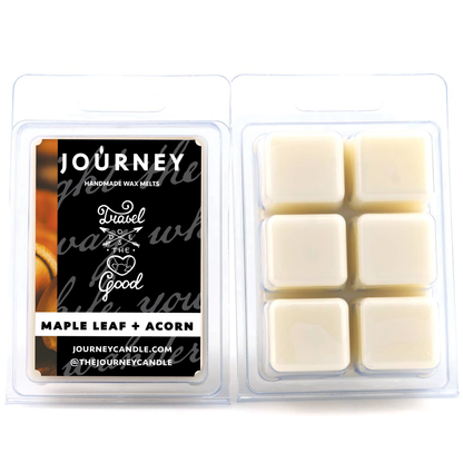 Maple Leaf and Acorn Journey Soy Candle