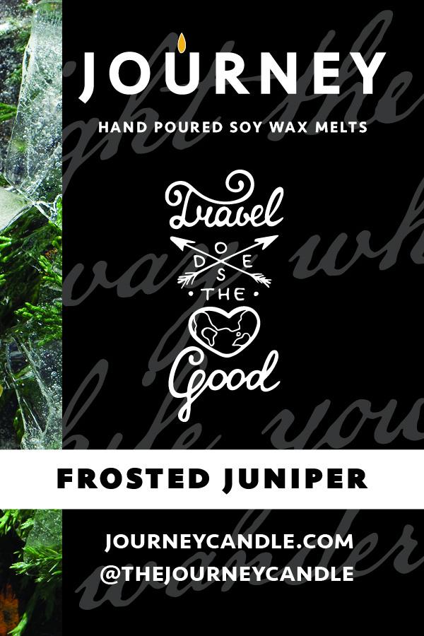 Frosted Juniper Journey Soy Wax Candle